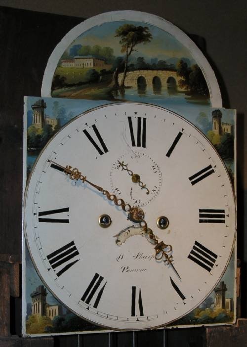 fig 2. 19th Cent Oak 8 Day Longcase Clock